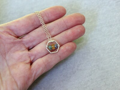 Simple Birthstone Necklace - image6